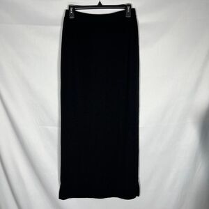 Sandy Bay Made in Italy Merino Wool Knit Maxi Skirt Medium Avant Garde